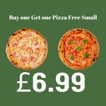 Buy 1 Get 1 Small Pizzas